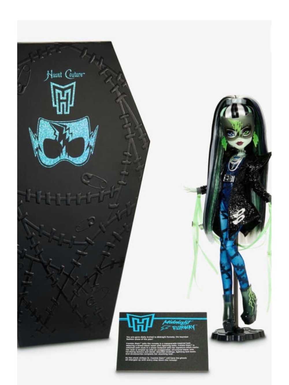 Monster High Midnight Runway Frankie Stein Haunt Couture Doll in Shipper
